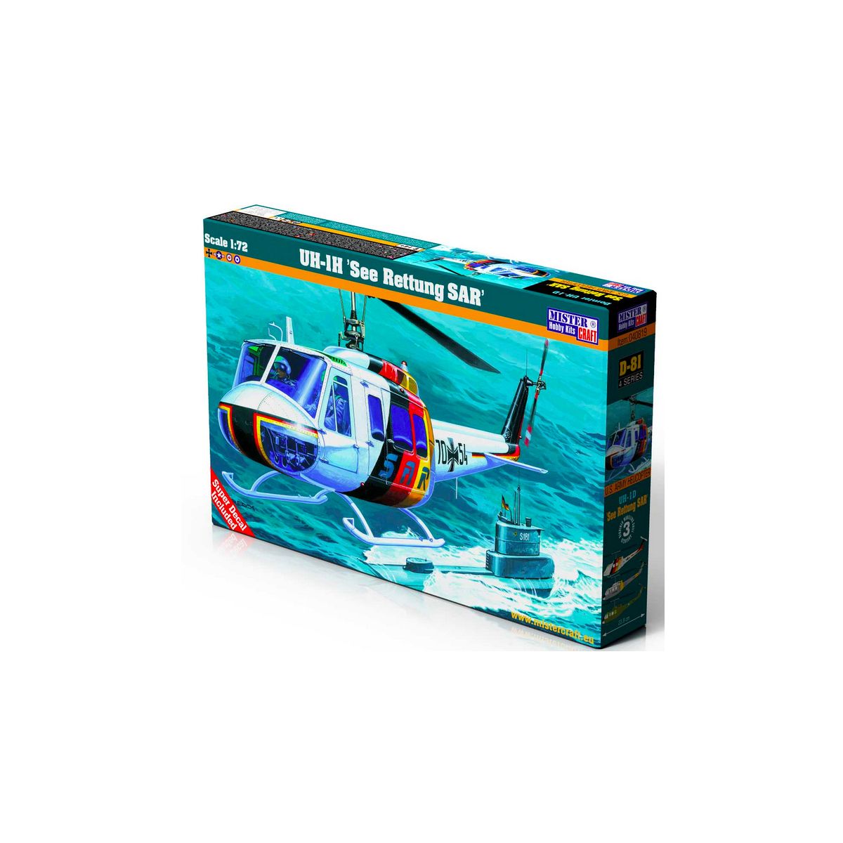 Model do sklejania UH-1H See Rettung SAR Olymp Aircraft (D-81)