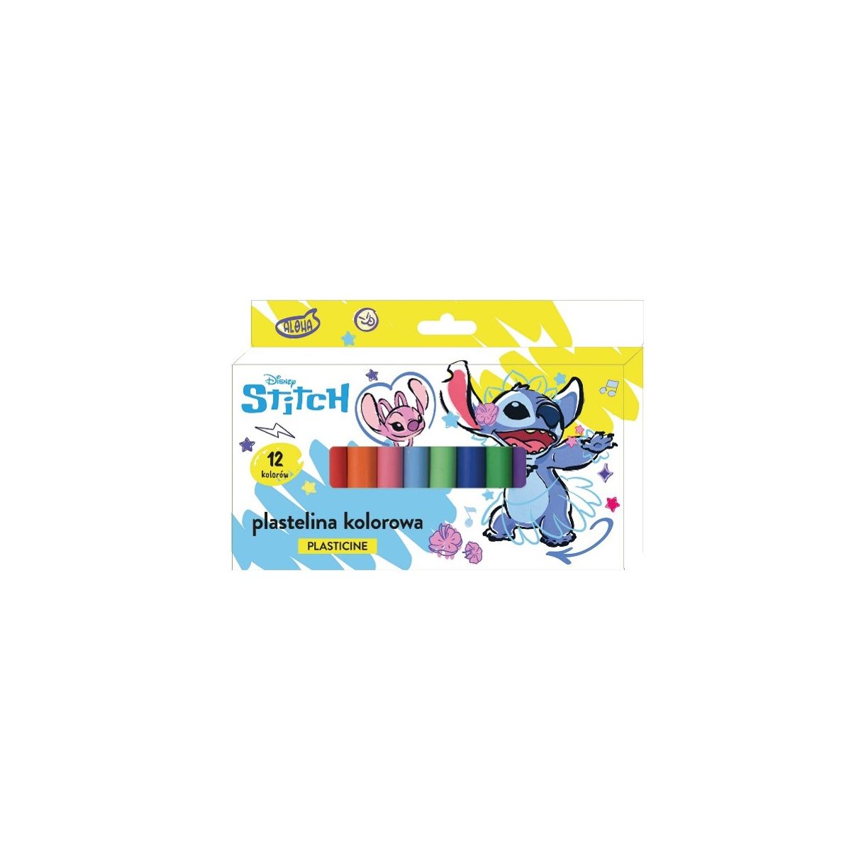 Plastelina 12 kol. Stitch mix Beniamin