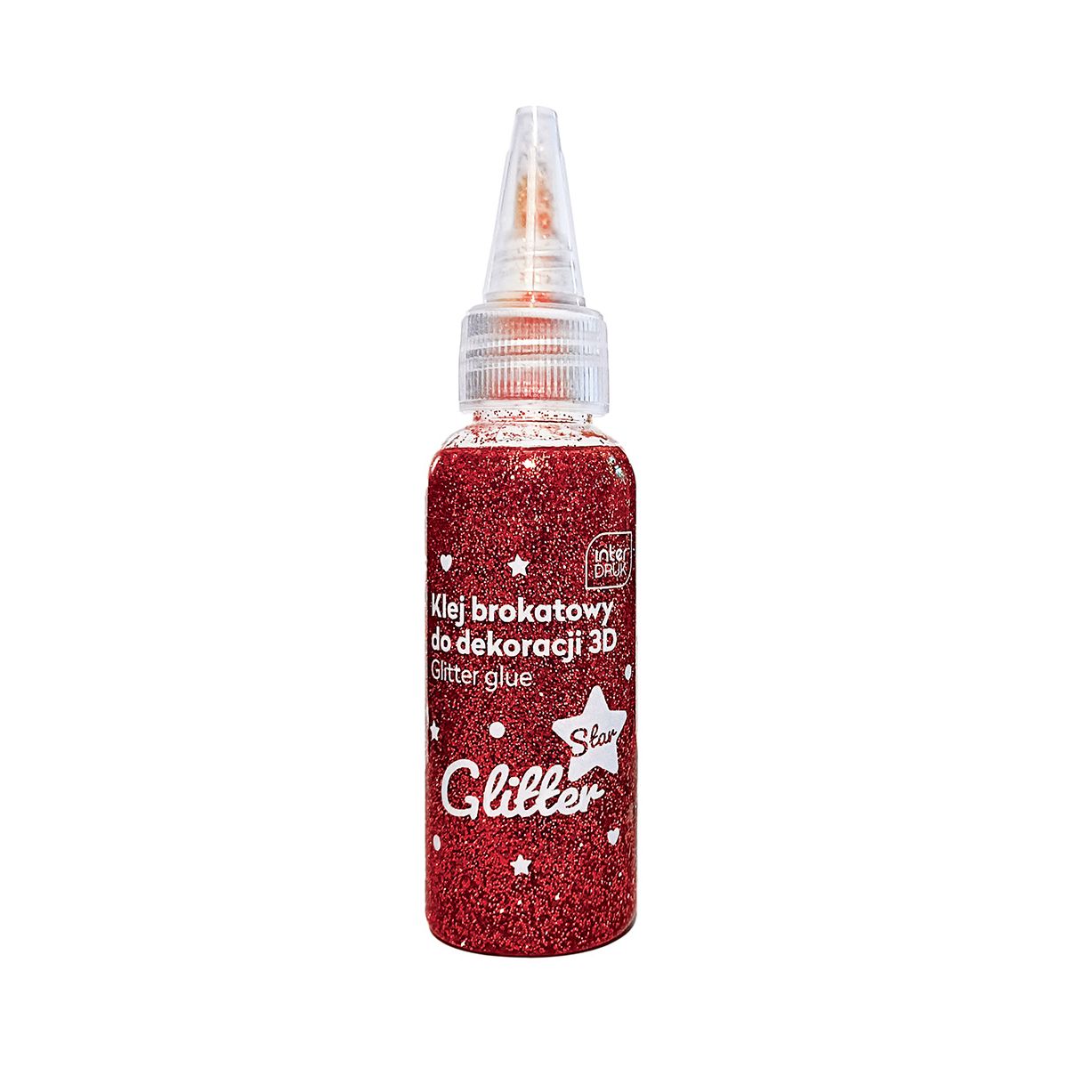 Klej artystyczny STAR brokatowy 3D 5902277337108 50ml Interdruk (50ml)