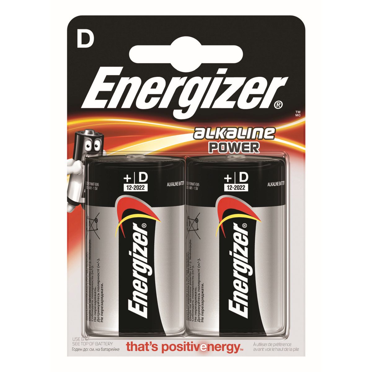 Baterie Energizer Alkaline Power D LR20 LR20 (EN-297331)