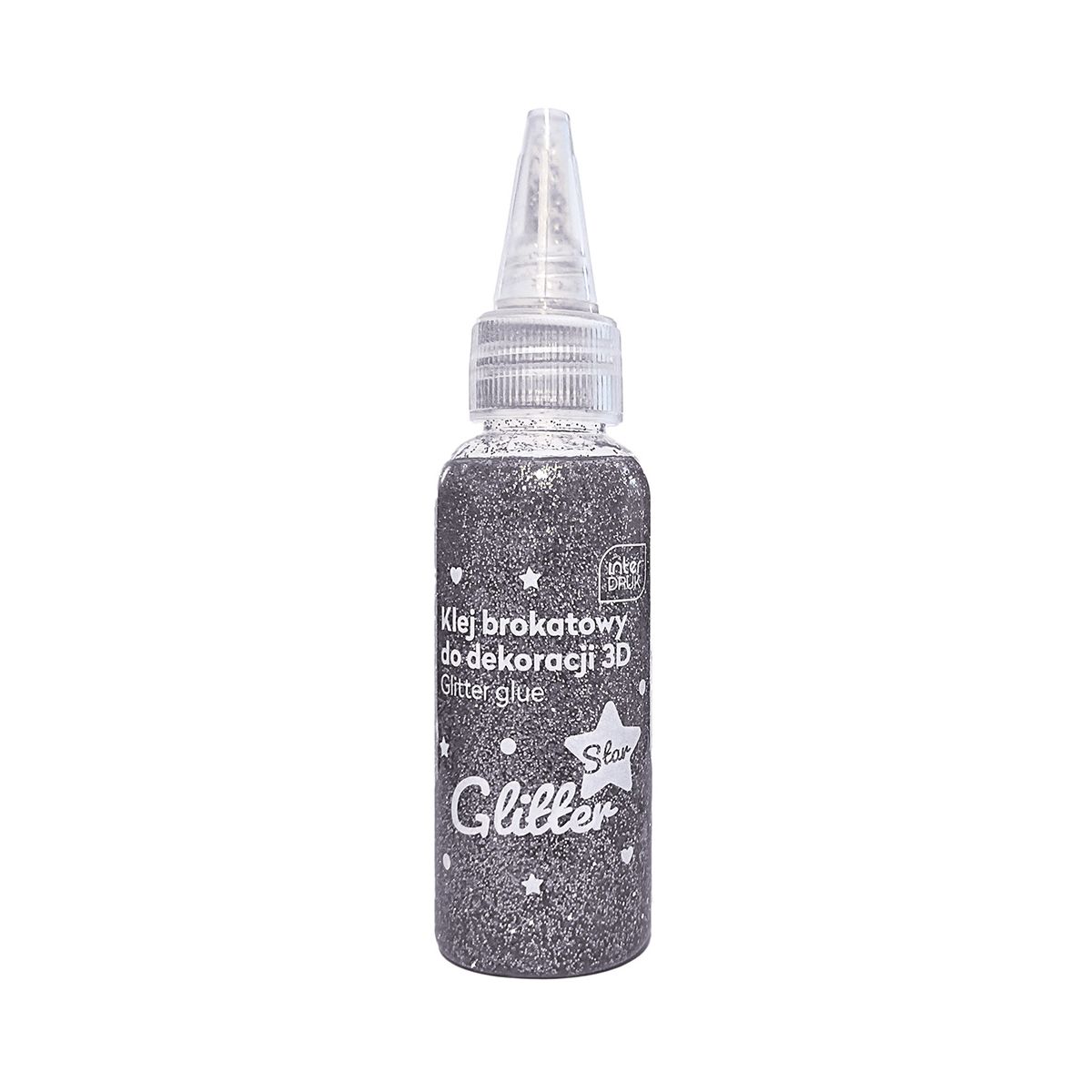 Klej artystyczny STAR brokatowy 3D 5902277337108 50ml Interdruk (50ml)