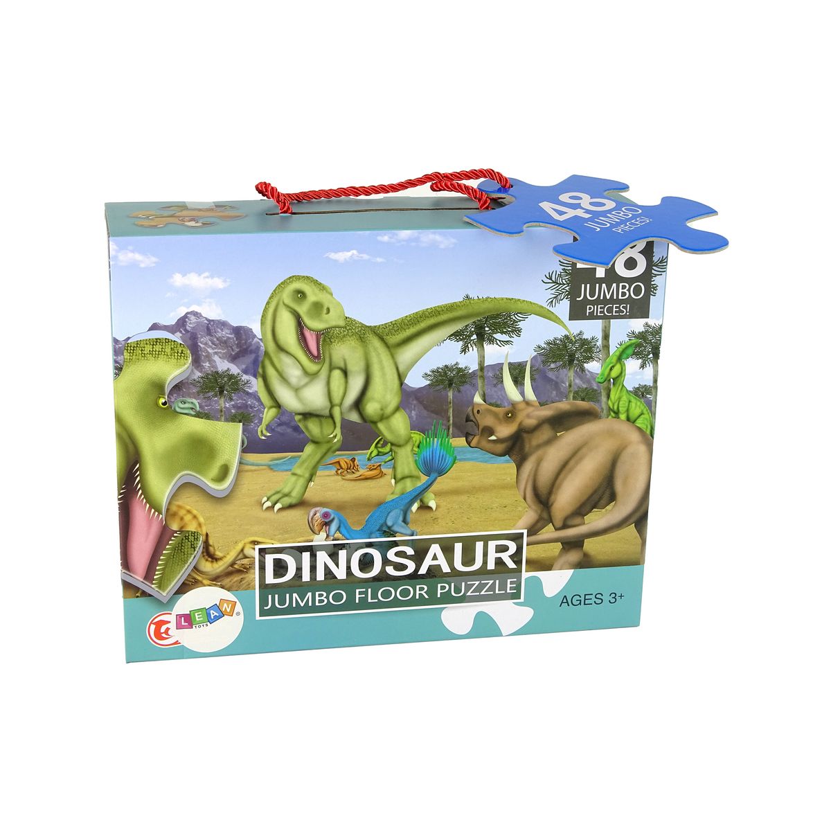 Puzzle Lean dinozaury 48 el. (14116)