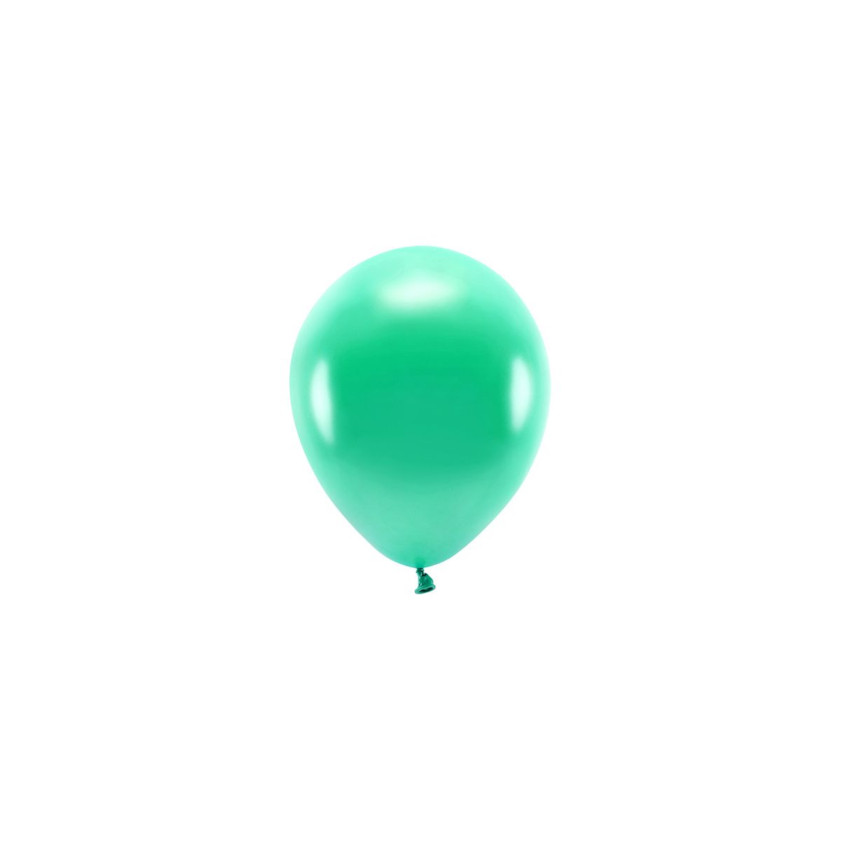 Balon gumowy Partydeco Metalizowane Eco Balloons zielony 260mm (ECO26M-012)