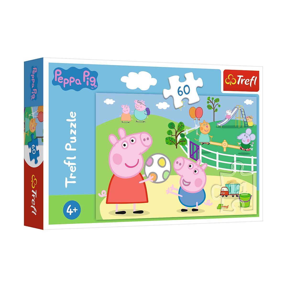 Puzzle Trefl Peppa Pig Zabawy w gronie przyjaciół 60 el. (17356)