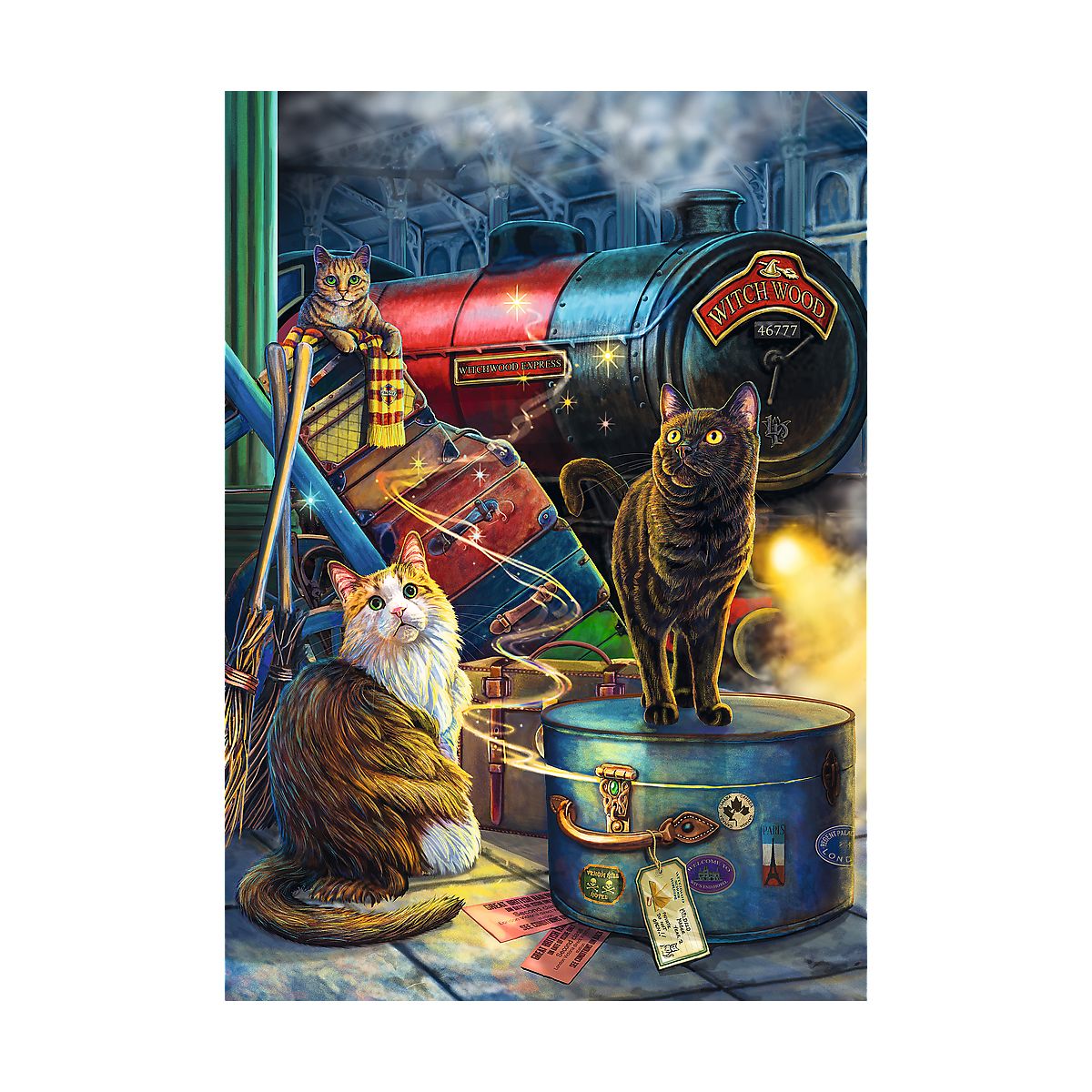 Puzzle Magic Collection Premium Plus Ekspres czarownic 1000 el. Trefl (10897)