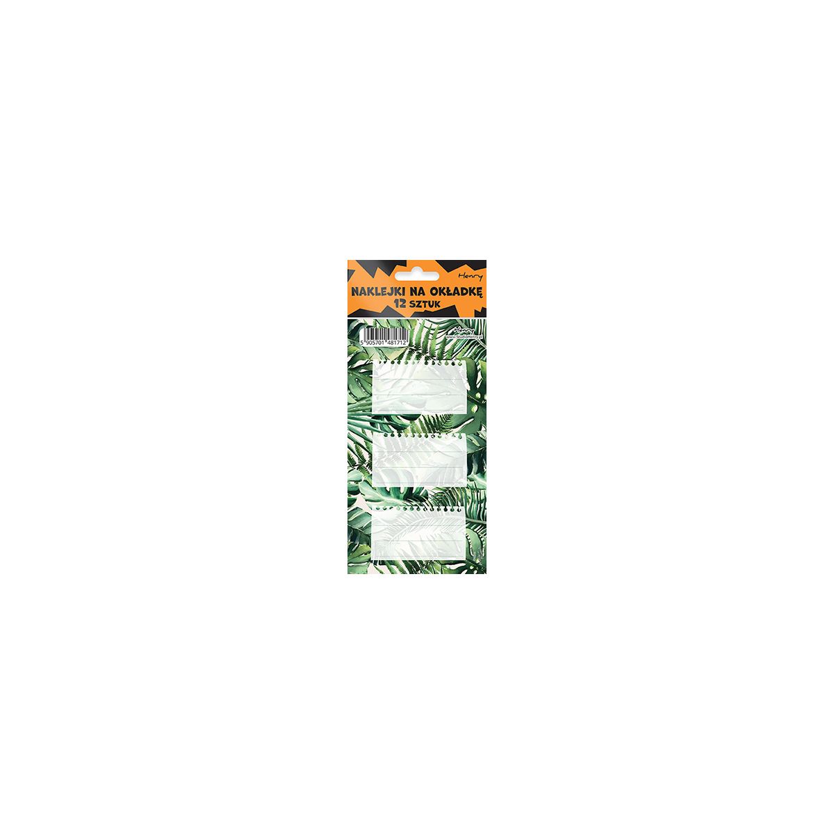 Naklejka na zeszyt Monstera Henry (5905701481712)