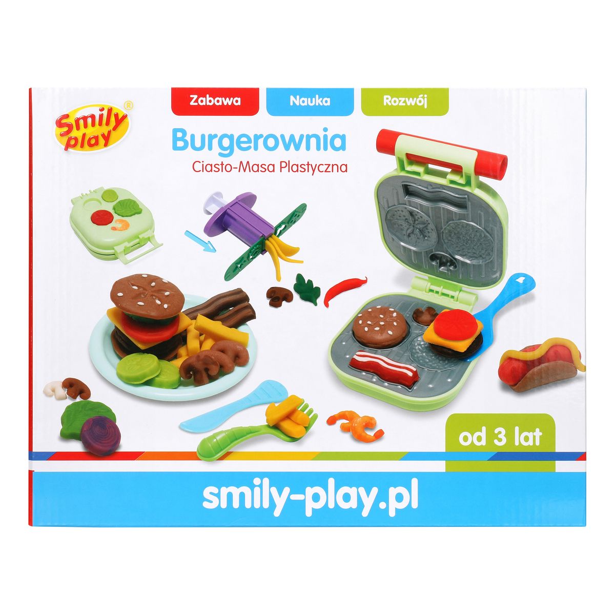Masa plastyczna dla dzieci zestaw Burgerownia mix Anek (SP83963)