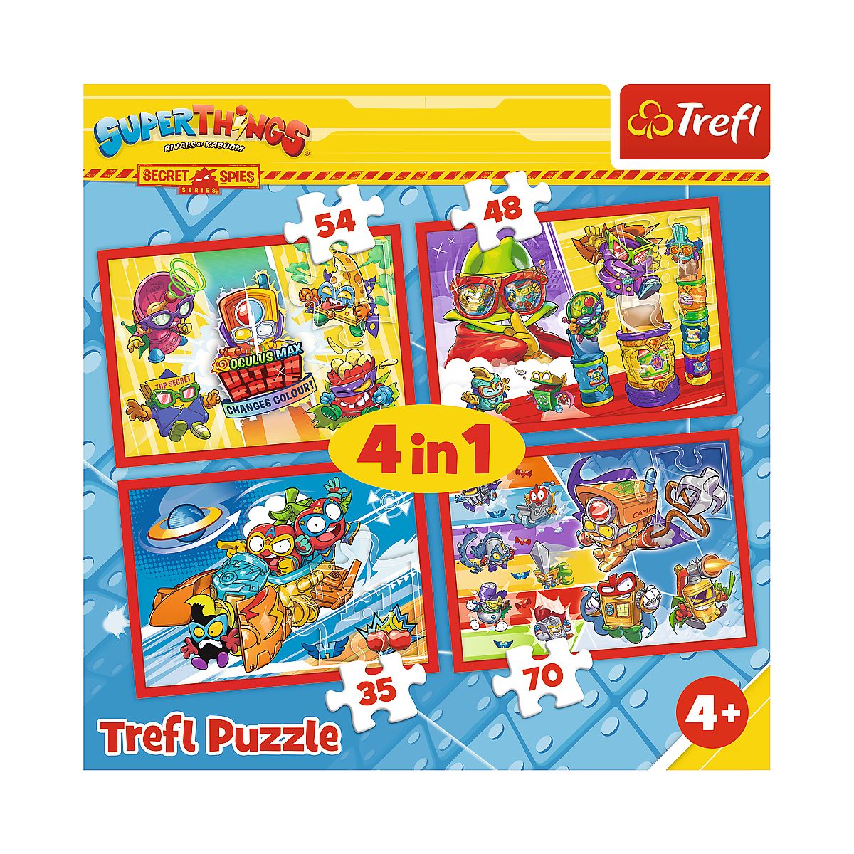 Puzzle Trefl Tajni Szpiedzy 4w1 el. (34376)