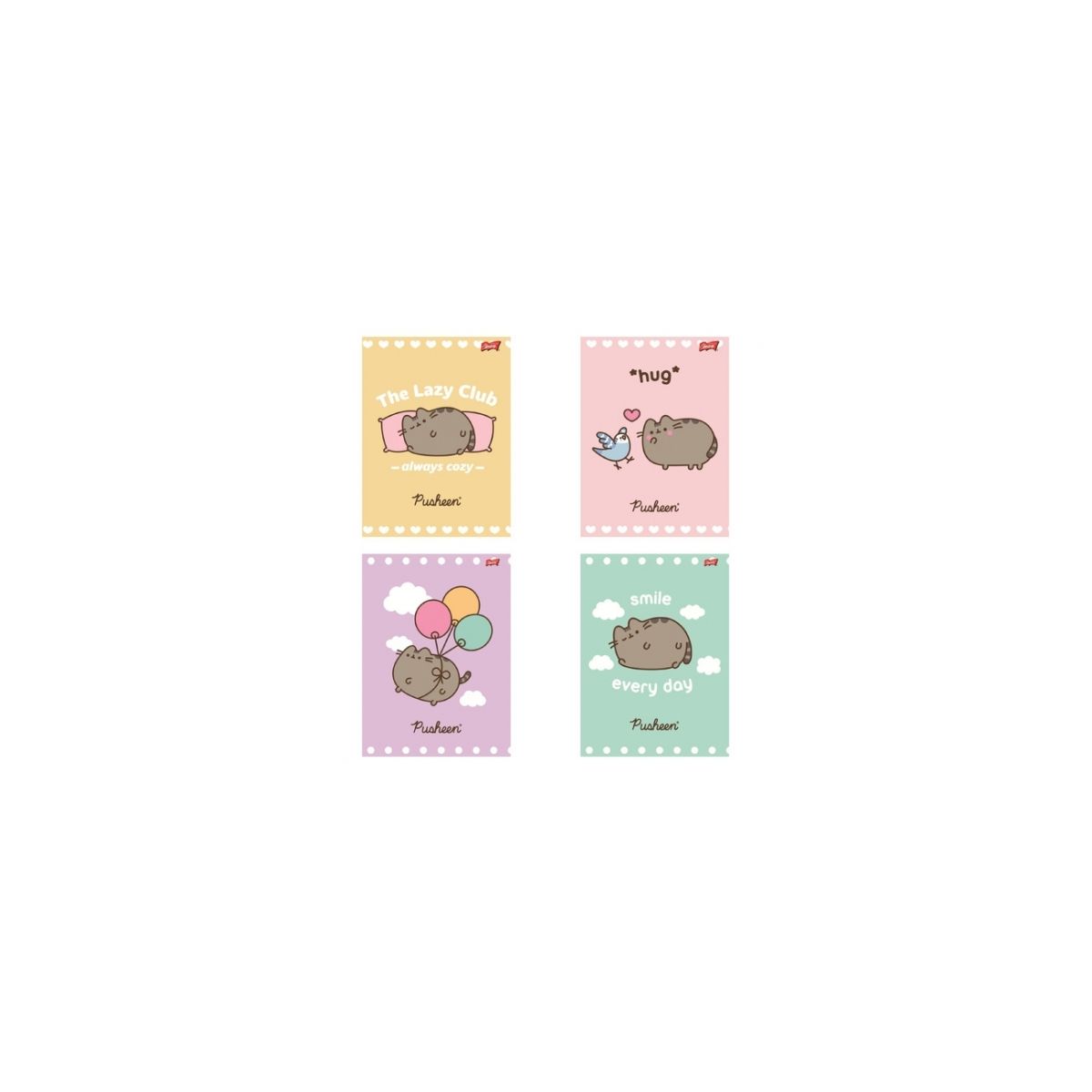 Zeszyt Pusheen A5 32k. 70g krata Unipap