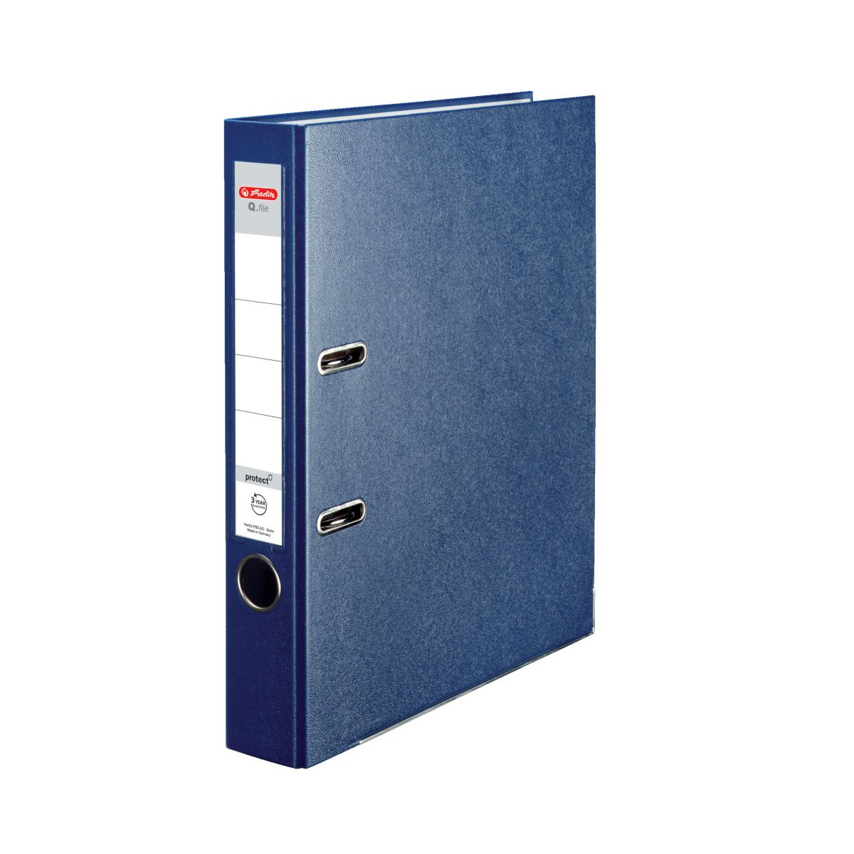 Segregator dźwigniowy Herlitz Q. file Standard A4 50mm niebieski (0011167483)