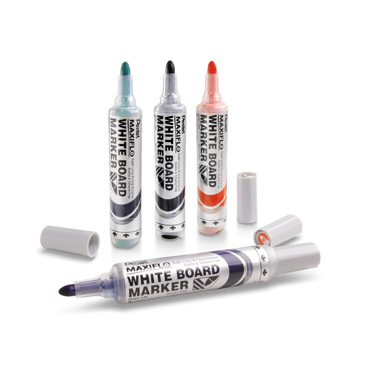 Marker suchościeralny Pentel, niebieski 2,0-2,5mm okrągła końcówka