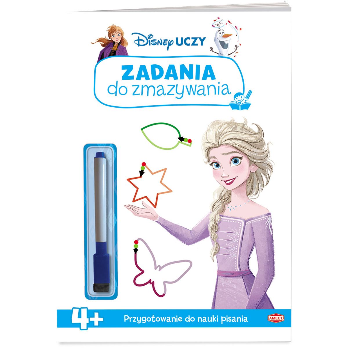 Książka dla dzieci Ameet Disney Uczy. Zadania do zmazywania