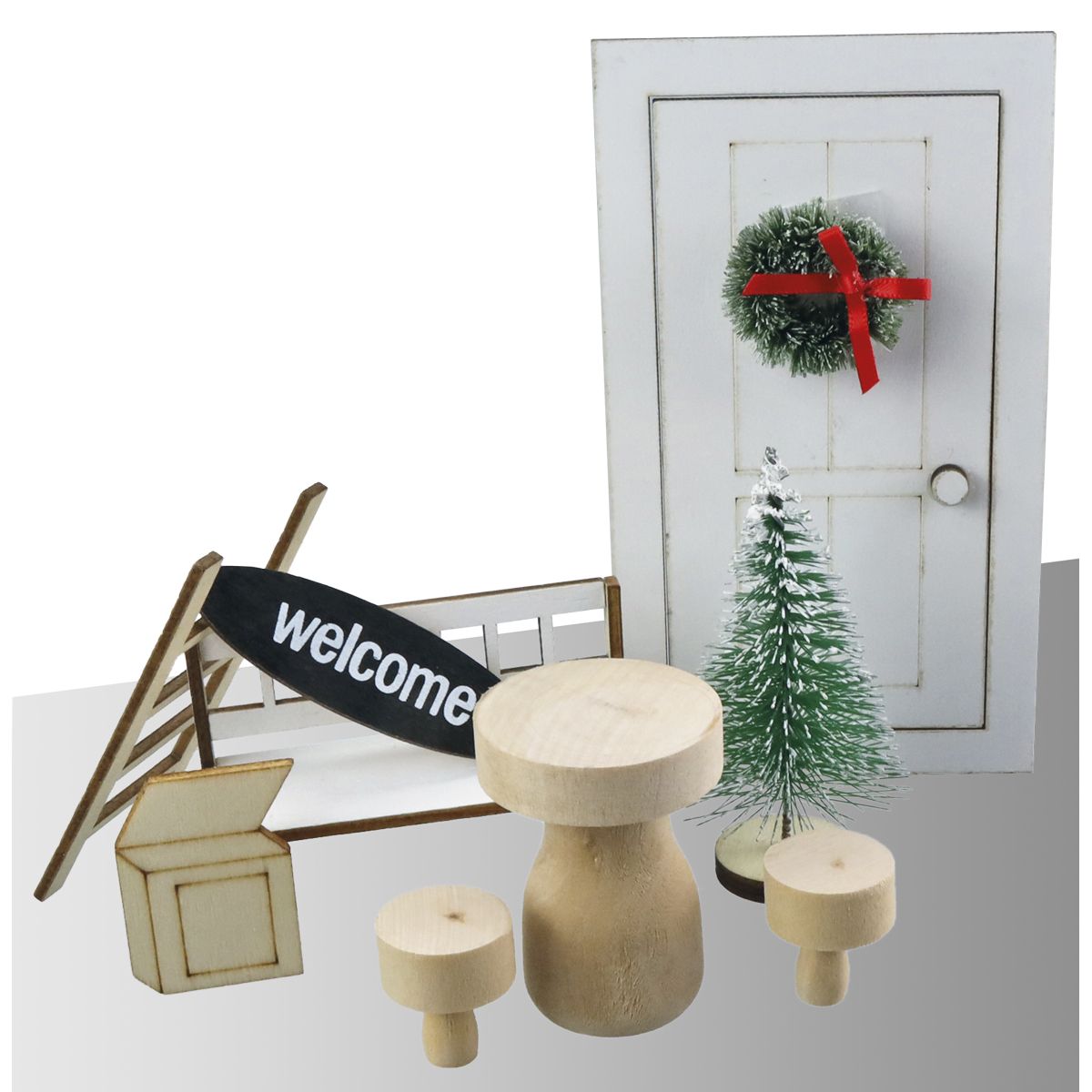 Ozdoba świąteczna Craft-Fun Series wejście dla Elfów Titanum (25BJ033152)