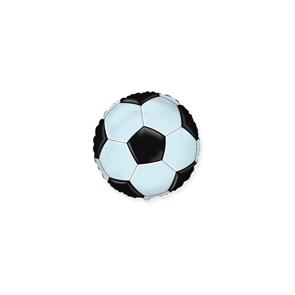 Balon foliowy Piłka czarna 18cal Godan (B401506)