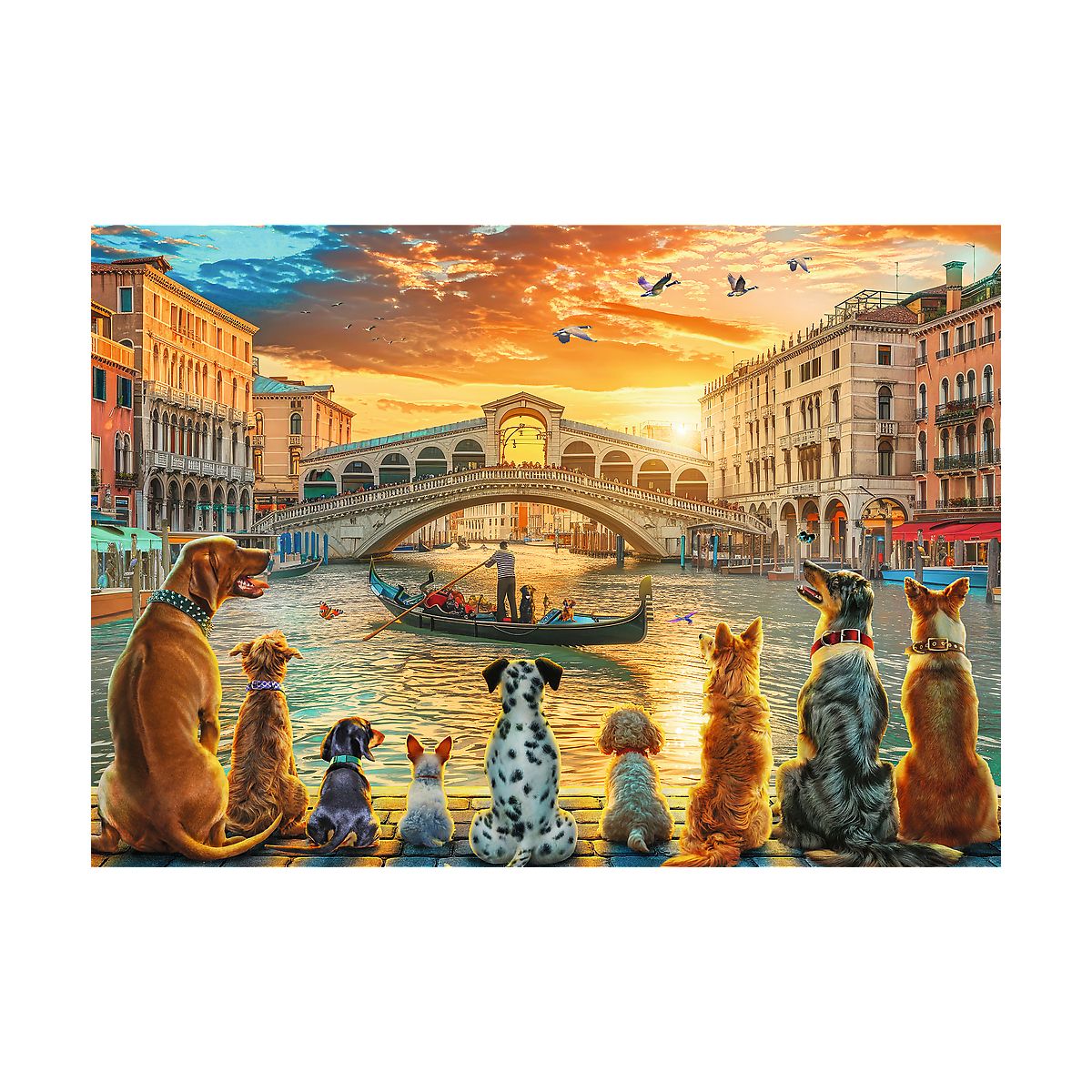 Puzzle Pieski w Wenwcji 1000 el. Trefl (10944)