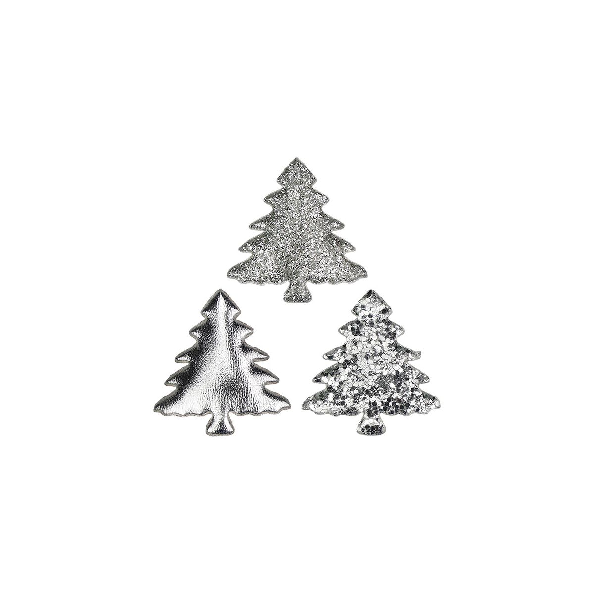 Ozdoba materiałowa Craft-Fun Series Srebrne choinki Titanum (BJ25042704)