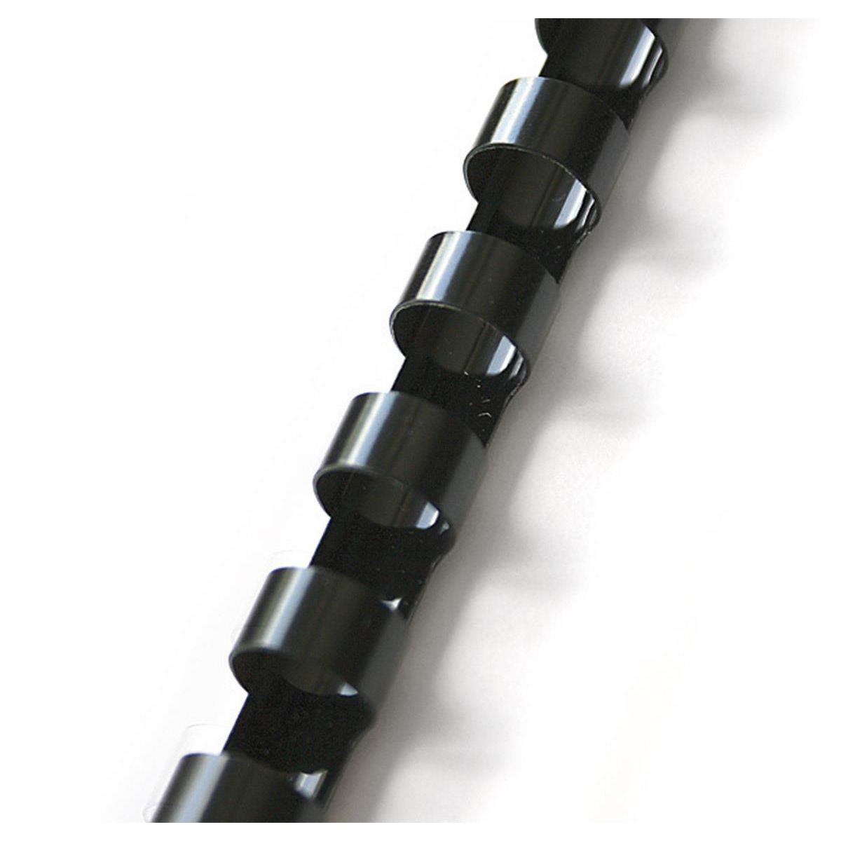Grzbiety do bindowania plastikowe 8 mm czerwone