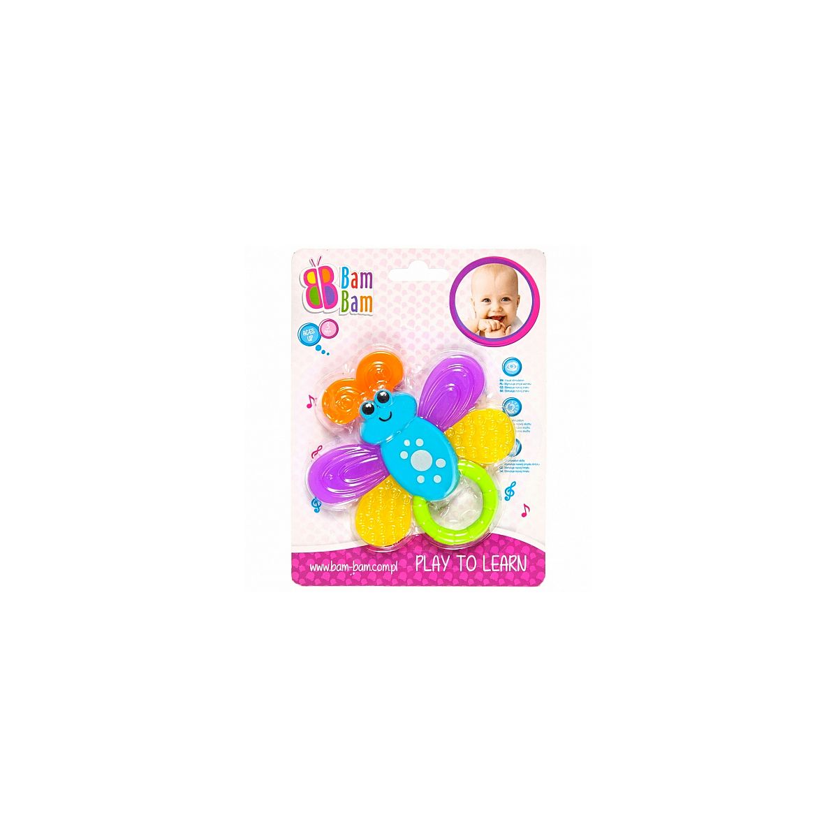 Grzechotka MOTYL Bam Bam (359922)