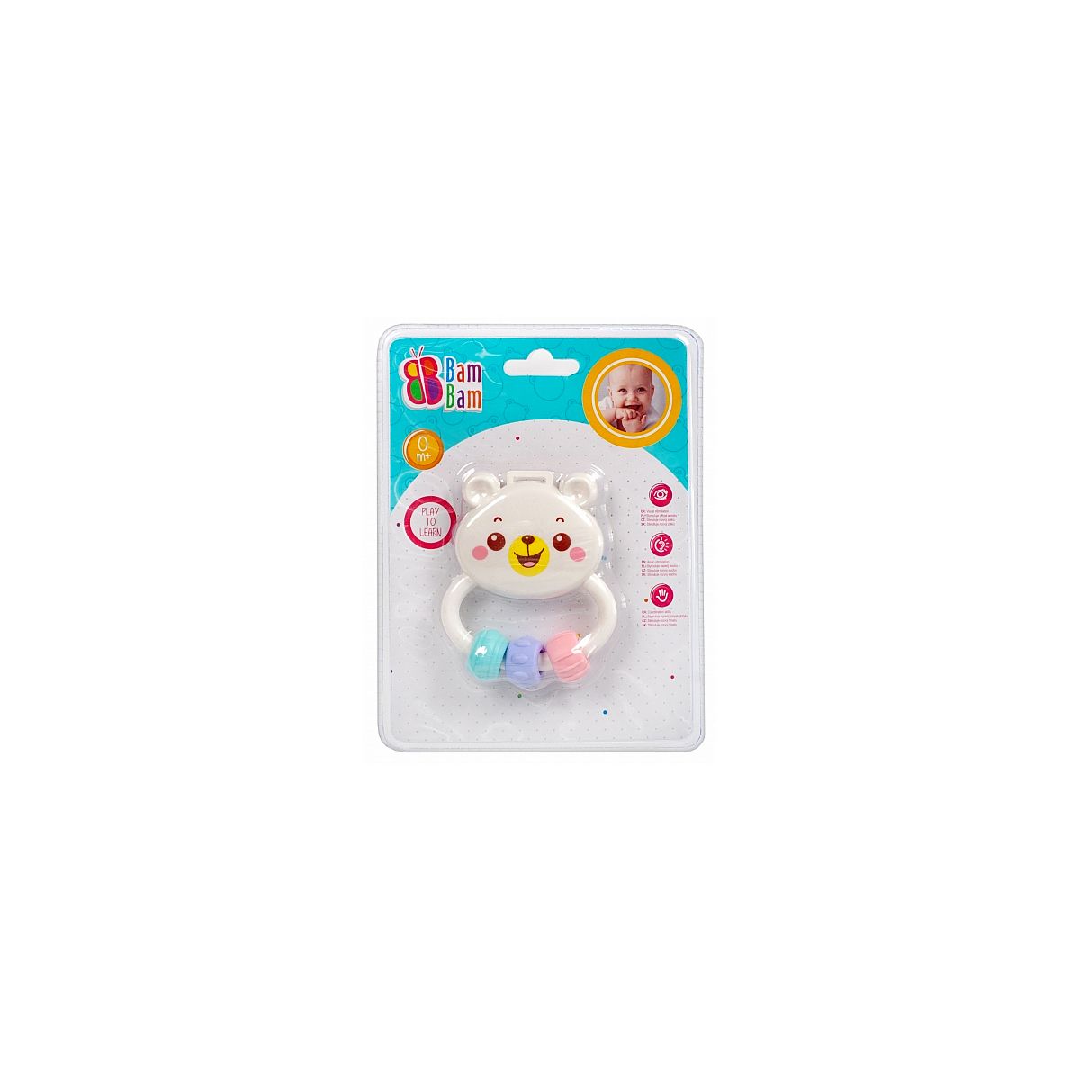 Grzechotka miś Bam Bam (414225)