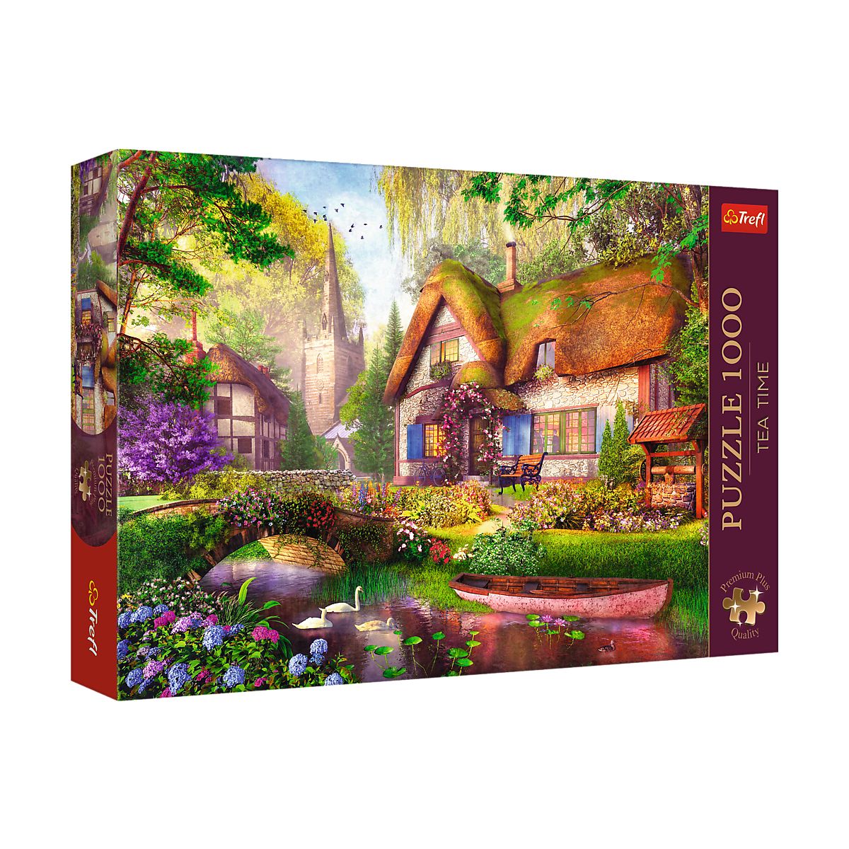 Puzzle Trefl Premium Plus Urocza chatka w lesie 1000 el. (10804)