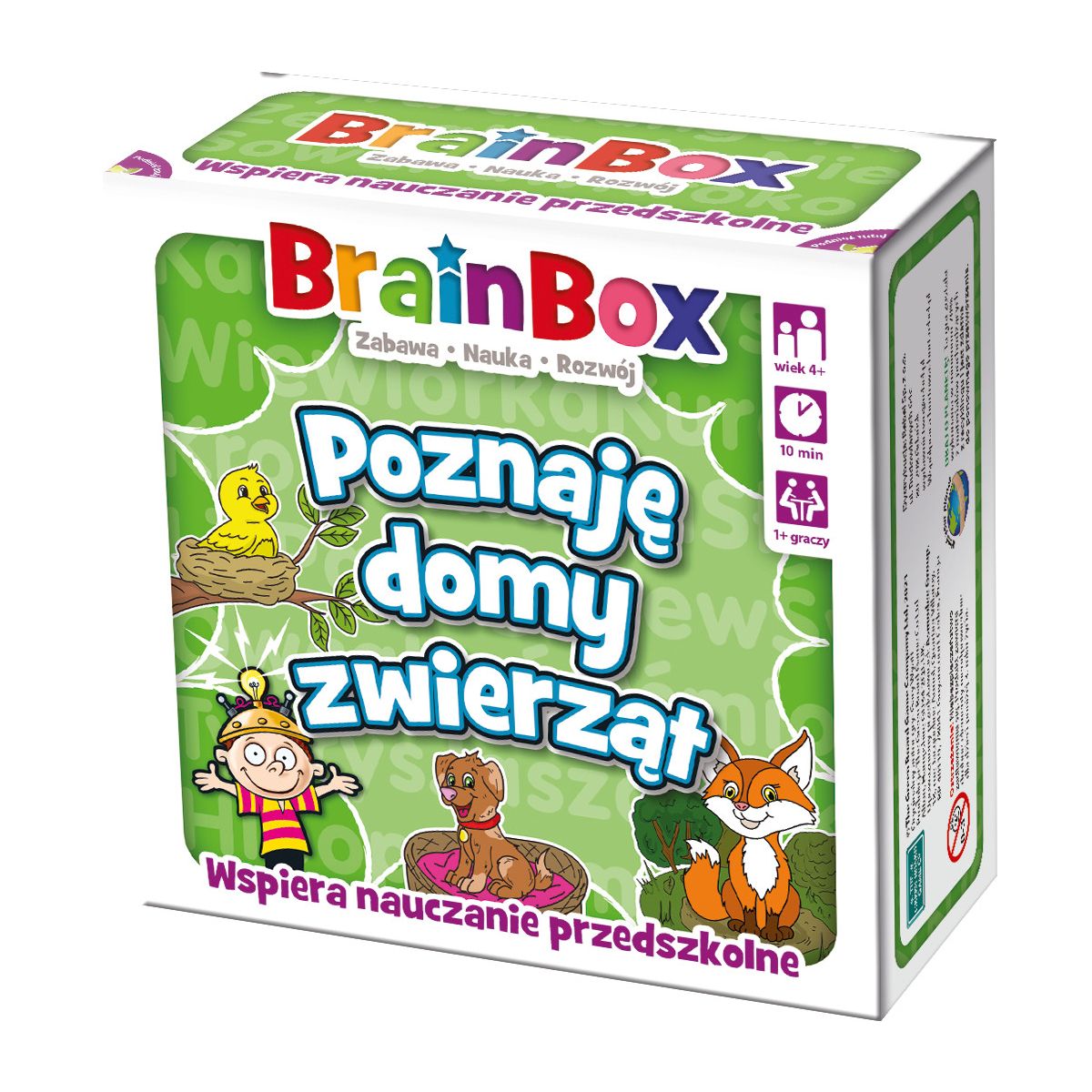 Gra edukacyjna Rebel BrainBox -Poznaję domy zwierząt (5902650616691)