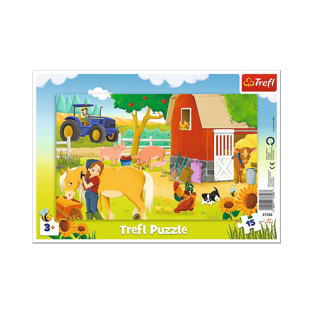 Puzzle Trefl Na farmie 15 el. (31356)