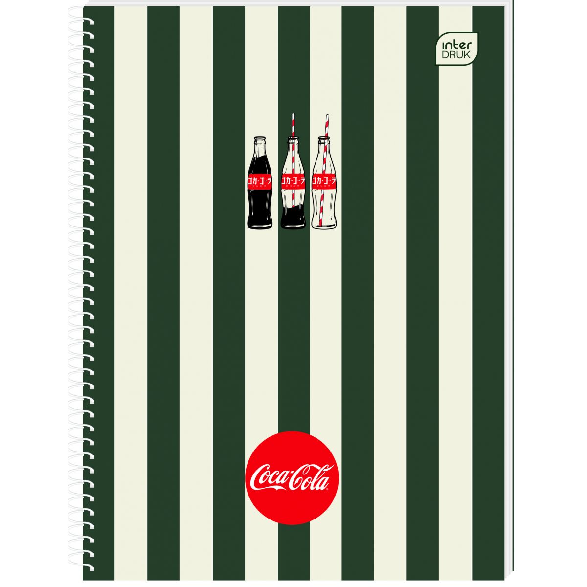 Kołozeszyt (kołonotatnik) Interdruk COCA COLA SOFT TOUCH A5 100k. 70g krata