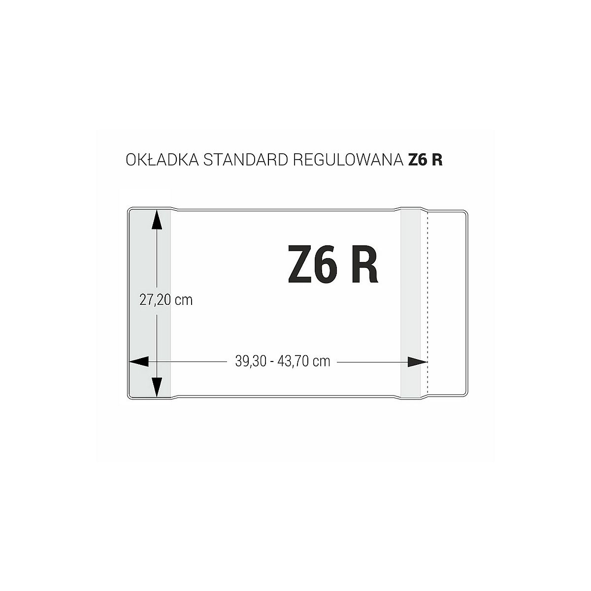 Okładka Biurfol Z6R [mm:] 272x393-437 (OZB-40)