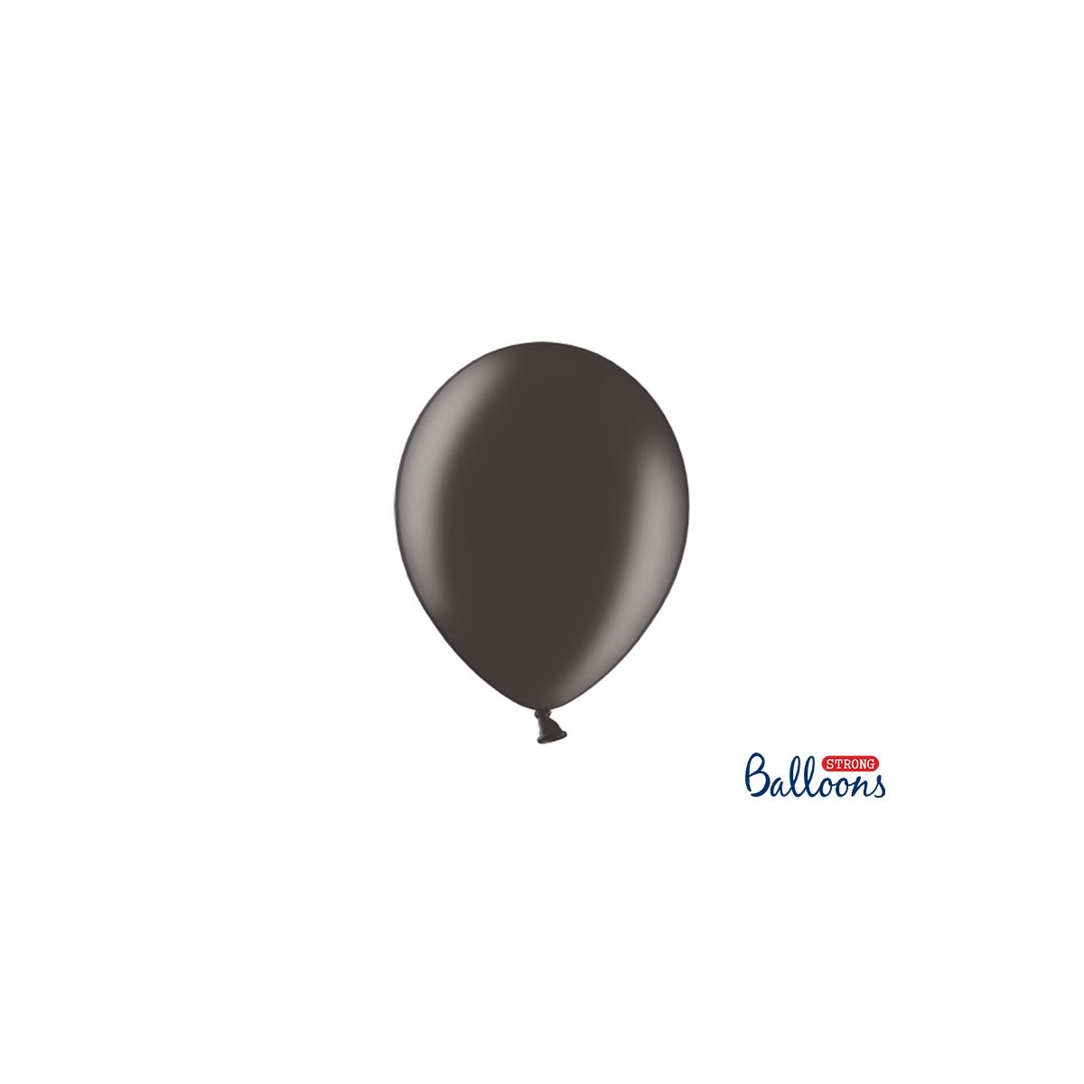 Balon gumowy Partydeco Party Deco BALONY STRONG PASTEL pastelowy 50 szt czarny 270mm (SB12P-010/50)