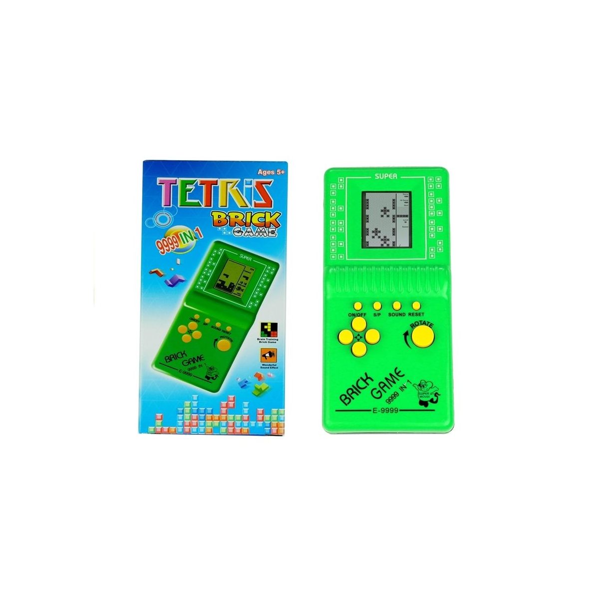 Gra elektroniczna Lean Tetris zielona (3709)