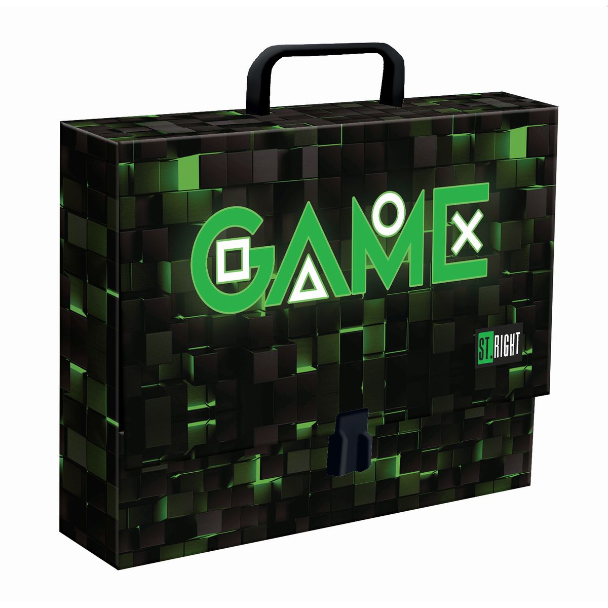 Teczka kartonowa na zatrzask Game green A4 mix Unipap