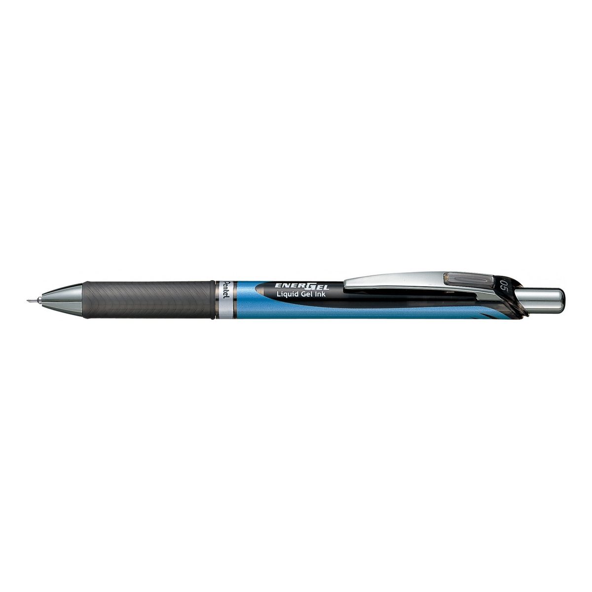 Cienkopis Pentel ENERGEL BLN 75, czarny 0,25mm 4kol.