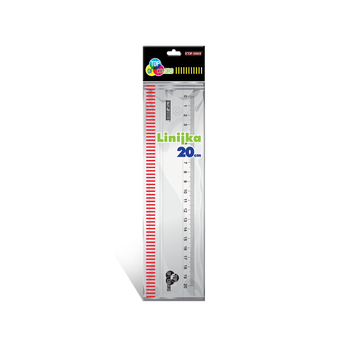 Linijka plastik Top 2000 20cm (400073346)