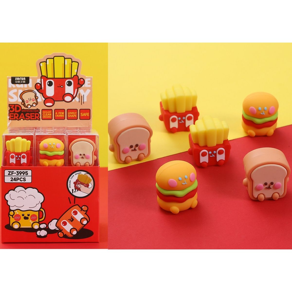 Gumka do mazania FAST FOOD (ZF3511)