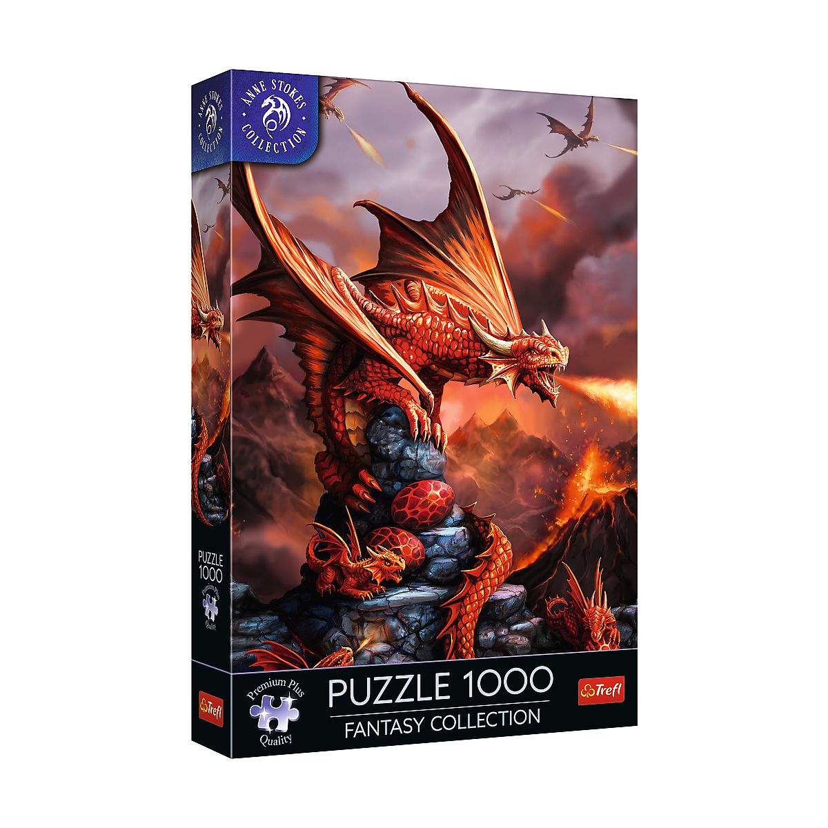 Puzzle Premium Plus Ognisty Smok 1000 el. Trefl (10900)