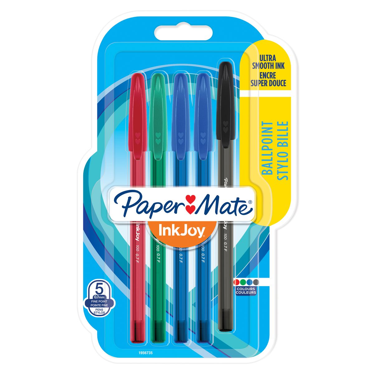 Długopis INKJOY 1956735 mix 0,3mm Paper Mate (mix 5 szt)