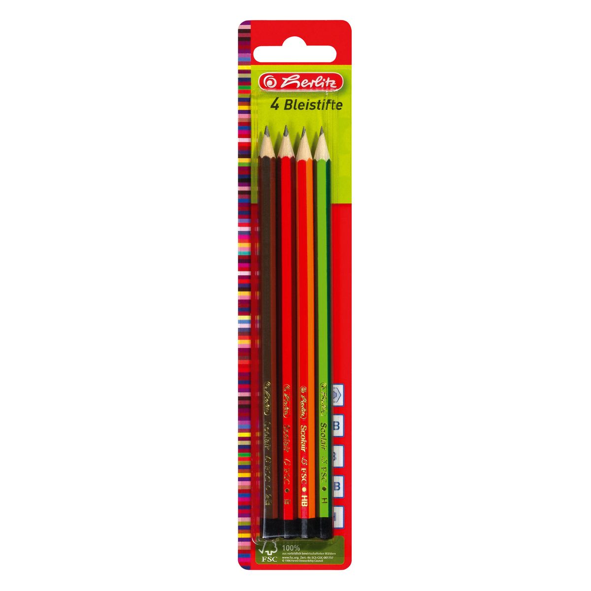 Ołówek 4 szt 8670051 Herlitz (300010418)