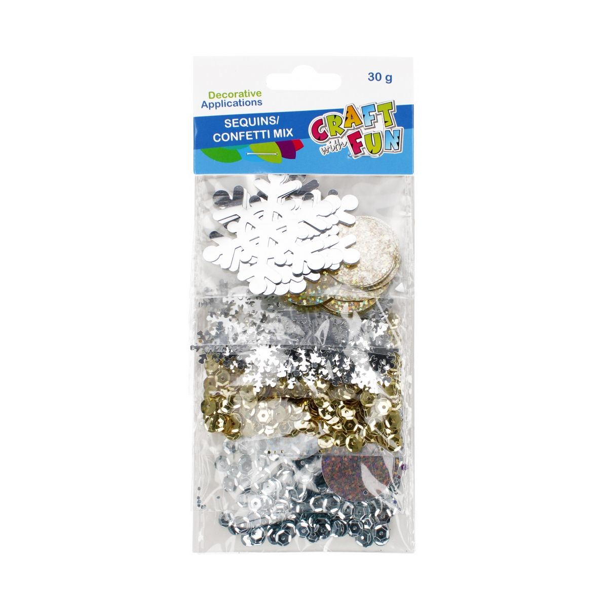 Cekiny złote 30g Craft With Fun (521599)