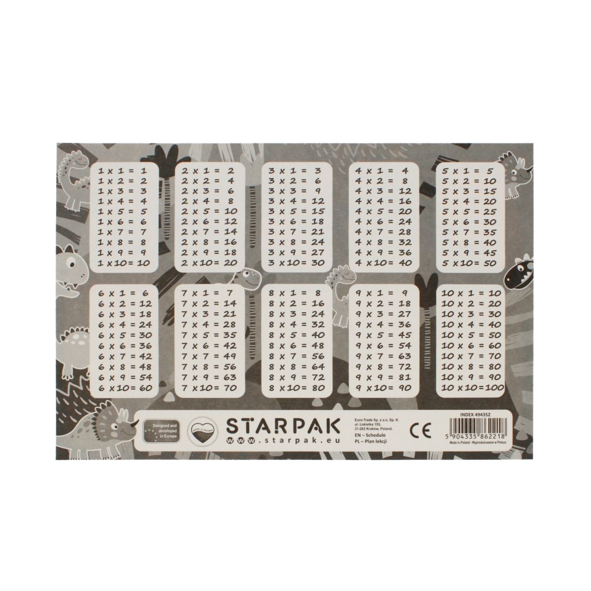 Plan lekcji Starpak (494352)