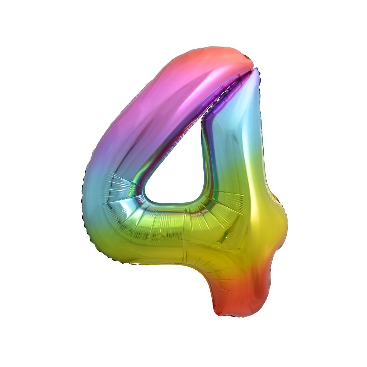 Balon foliowy Godan cyfra 4 tęczowy 85cm 40cal (HS-C34T4)