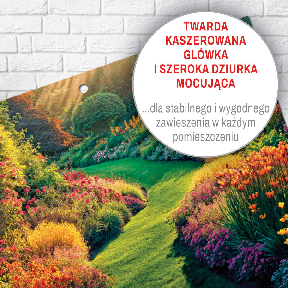 Kalendarz ścienny (401000) k:2915-377 PREMIUM trójdzielny A4 Press (OGRÓD)