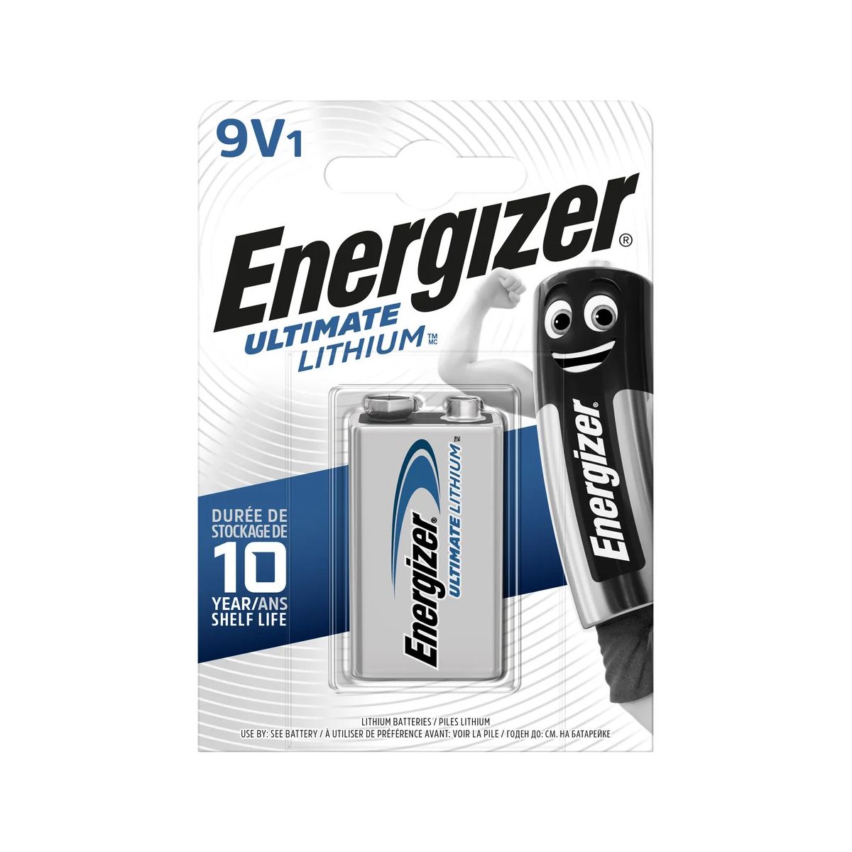 Baterie Energizer litowa Energizer LA522 Ultimate Lithium LA522/9V 6F22