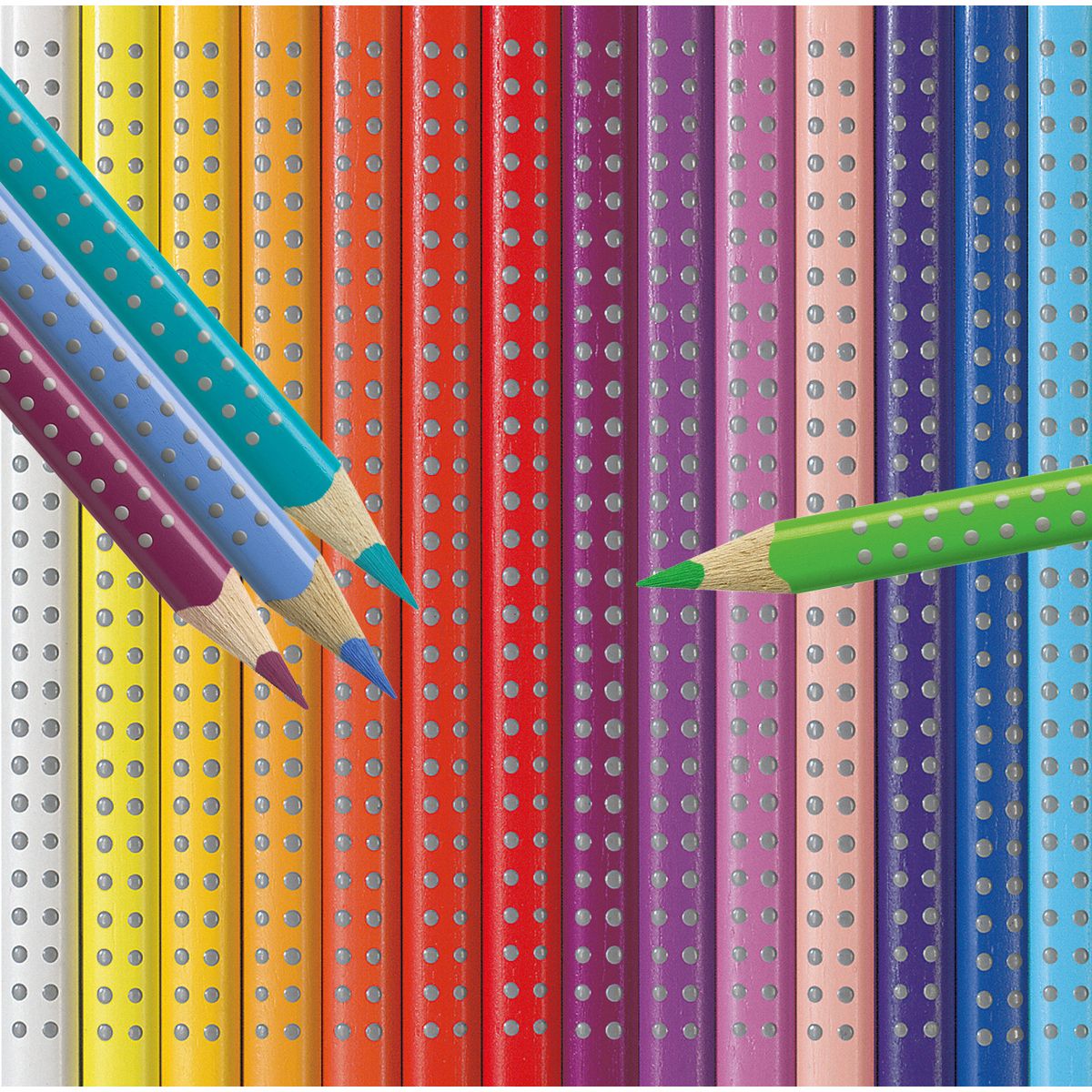 Kredki ołówkowe Grip 24 kol. Faber Castell (112424)