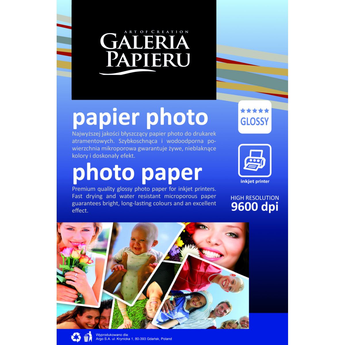 Papier foto Galeria Papieru photo glossy 180g [mm:] 100x150 (262350)