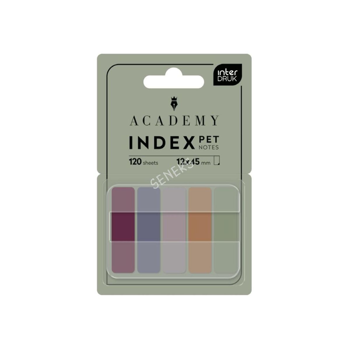 Zakładki indeksujące Interdruk ACADEMY PET SMART 120k [mm:] 120x450 (W PODAJNIKU)
