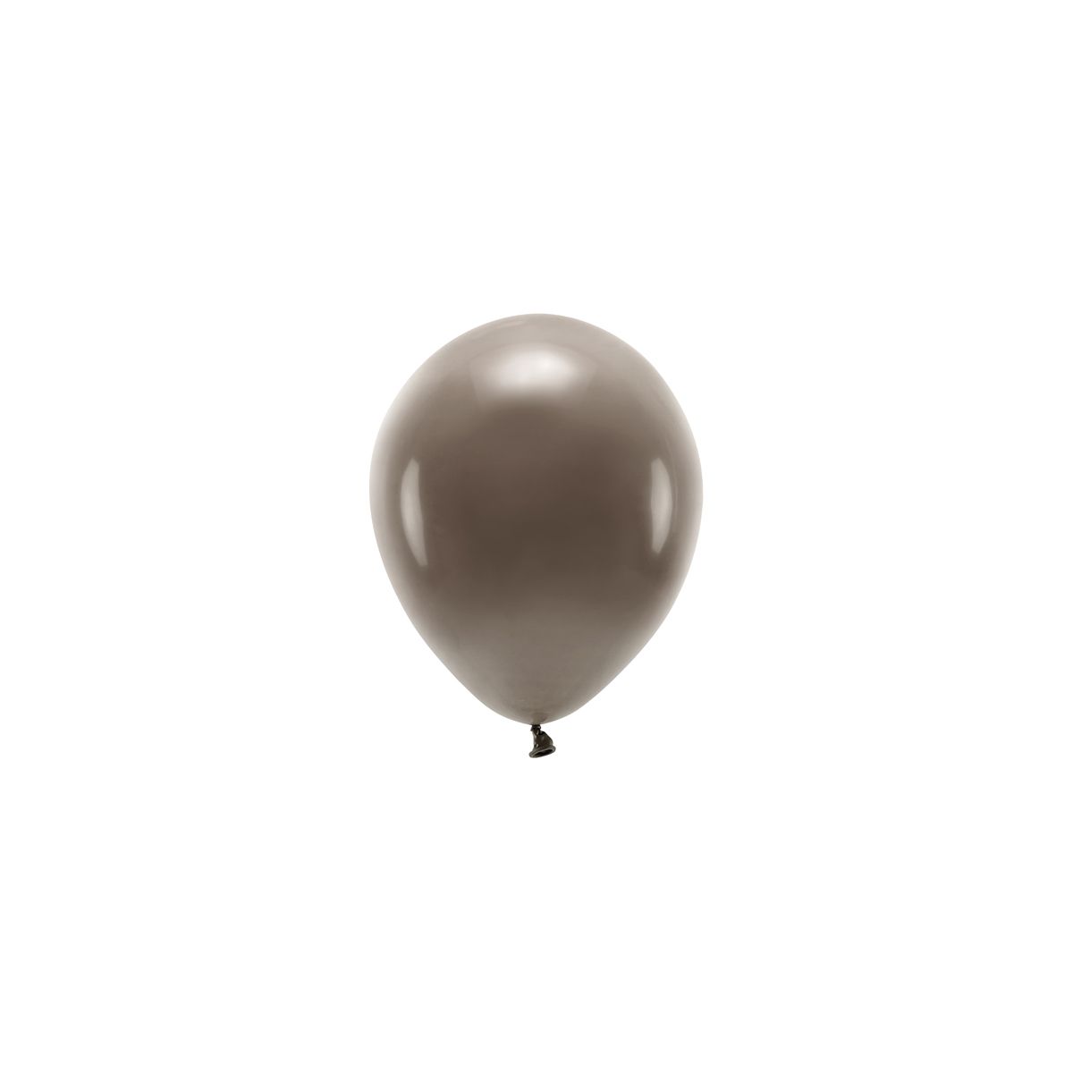 Balon gumowy Partydeco Pastel Eco Balloons brązowy 260mm (ECO26P-032)