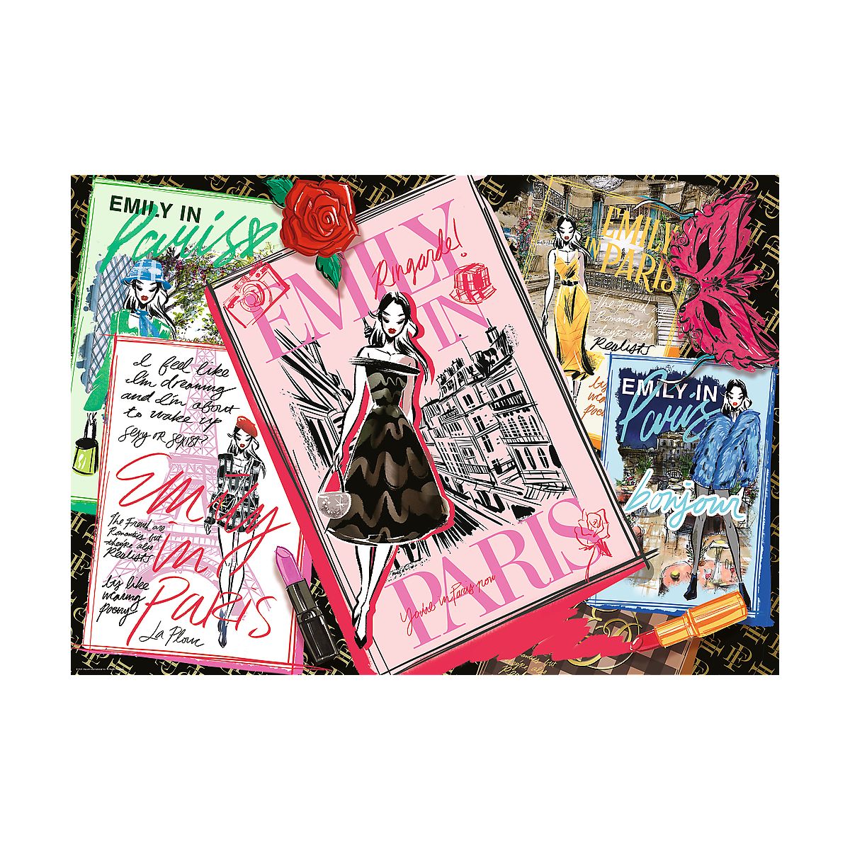 Puzzle Emili W Paryżu Magazyn Mody_ 1000 el. Trefl (10966)