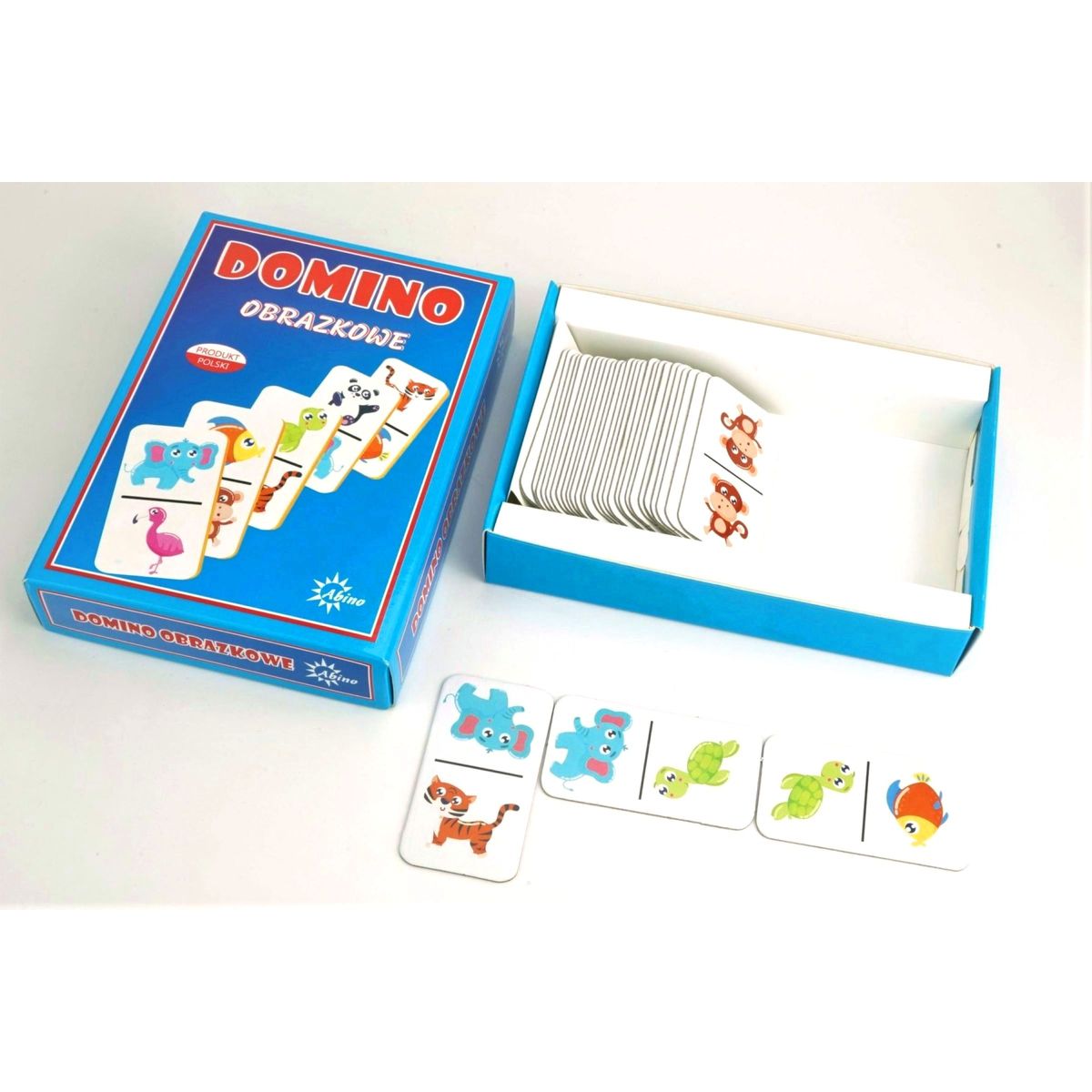 Gra logiczna Abino owoce Zwierzęta Domino
