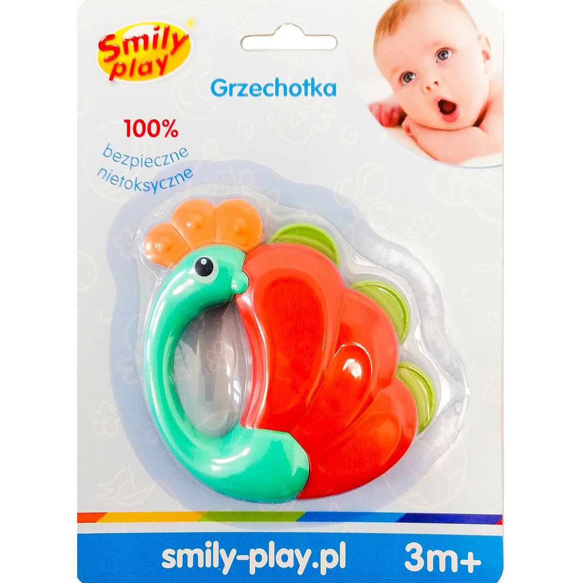 Grzechotka Smily Play paw (SP83829)