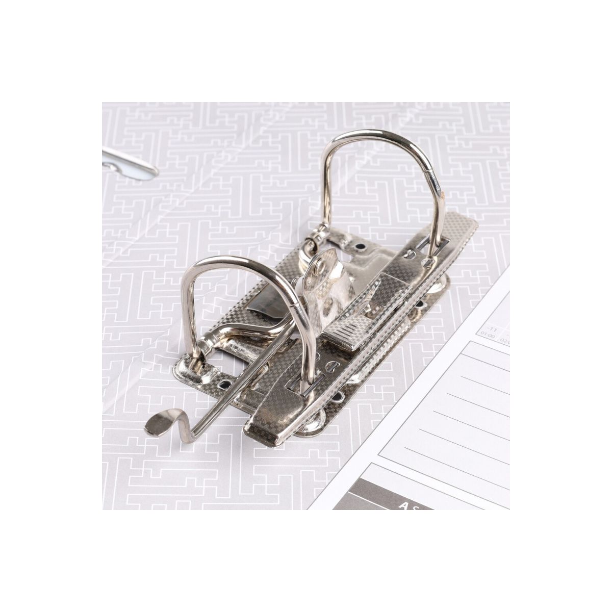Segregator dźwigniowy z szyną A4 75mm zielony Basic (21024221-02)